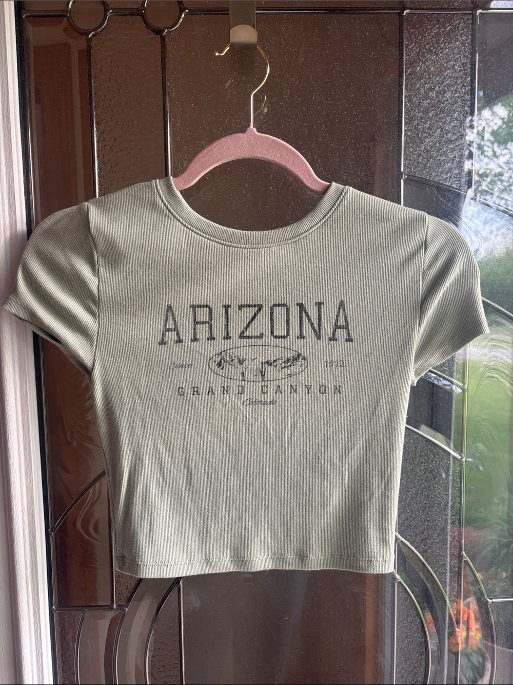 Aeropostale Olive Green 'Arizona' Crop Top